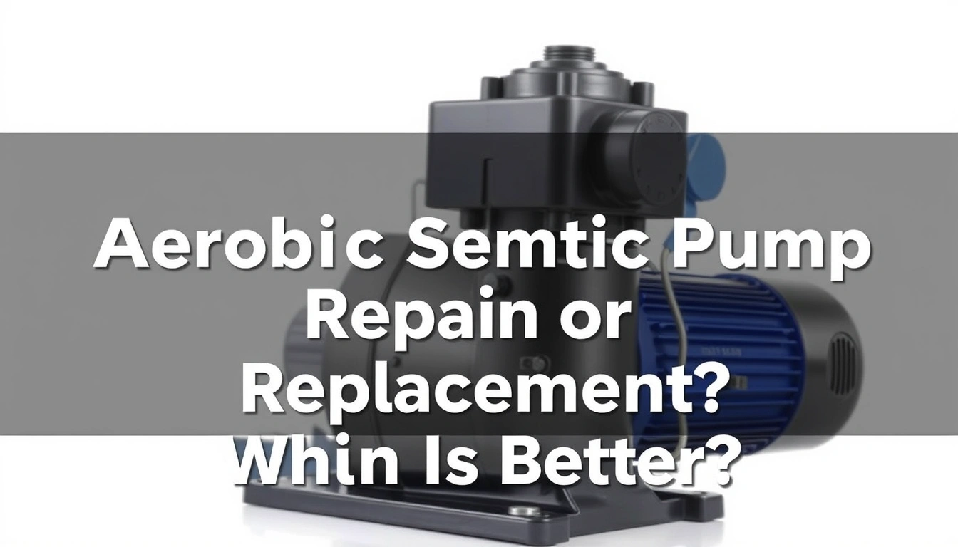 Aerobic Septic Pump Repair or Replacement: Which Is Better? Aerobic Septic Pump Repair or Replacement: Which Is Better?
