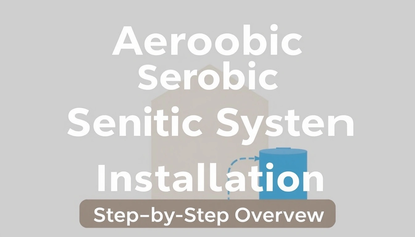 Aerobic Septic System Installation: Step-by-Step Overview