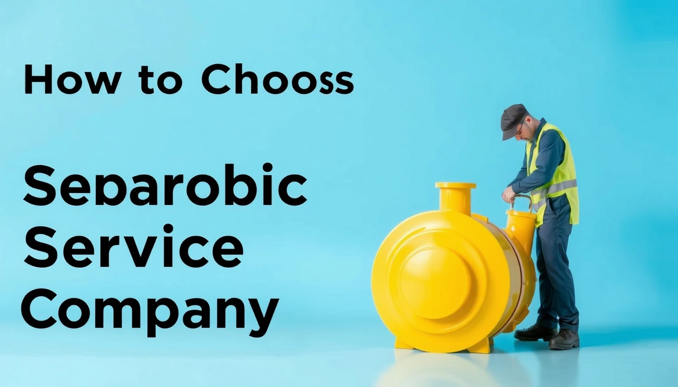 How to Choose an Aerobic Septic Service Company